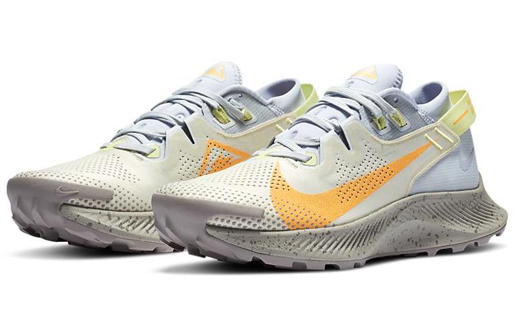 Nike Pegasus Trail 2 Pure Platinum Fossil Laser Orange Women's купить в интернет-магазине Yoocart с быстрой доставкой по России.