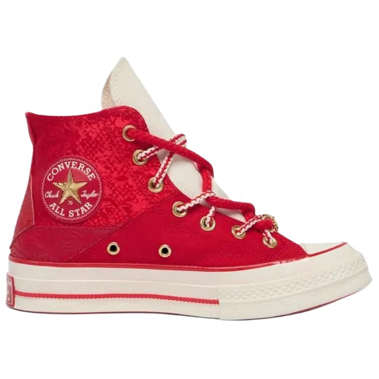 Converse Chuck 70 Hi Chinese New Year Enamel Red Snakeskin