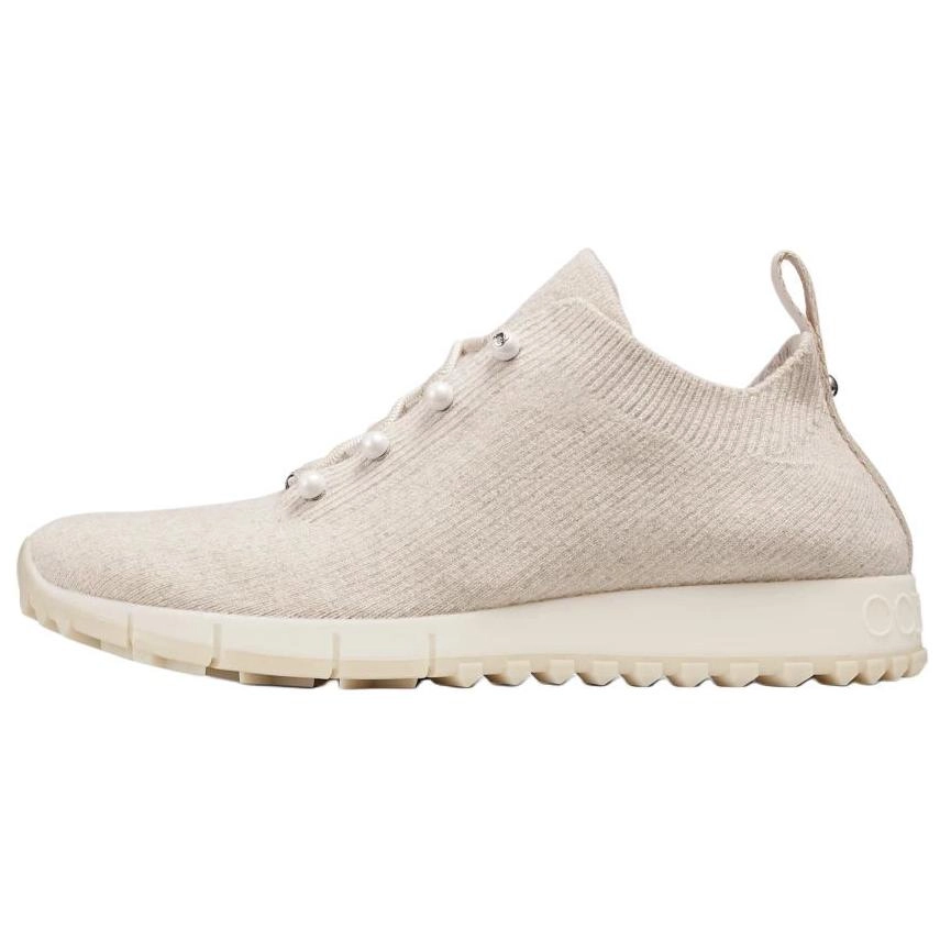 Jimmy Choo Veles Low Top Casual Shoes Women's Beige