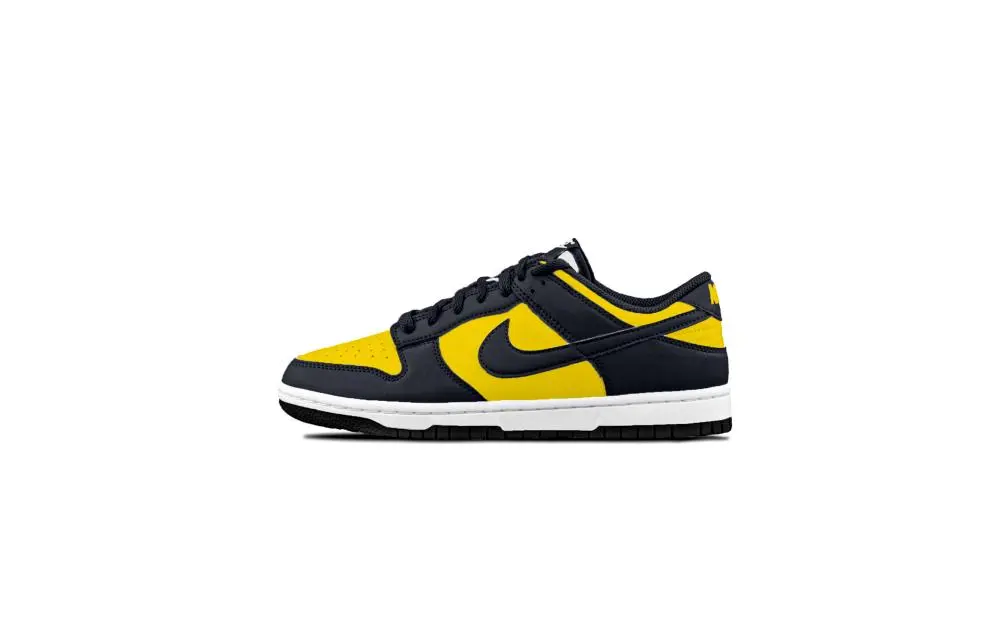 Nike Dunk Bumblebee Action Low top Skateboard Shoes Unisex Black Yellow
