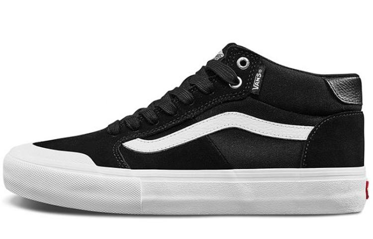 Style 112 Vans Mid Pro 'Black'