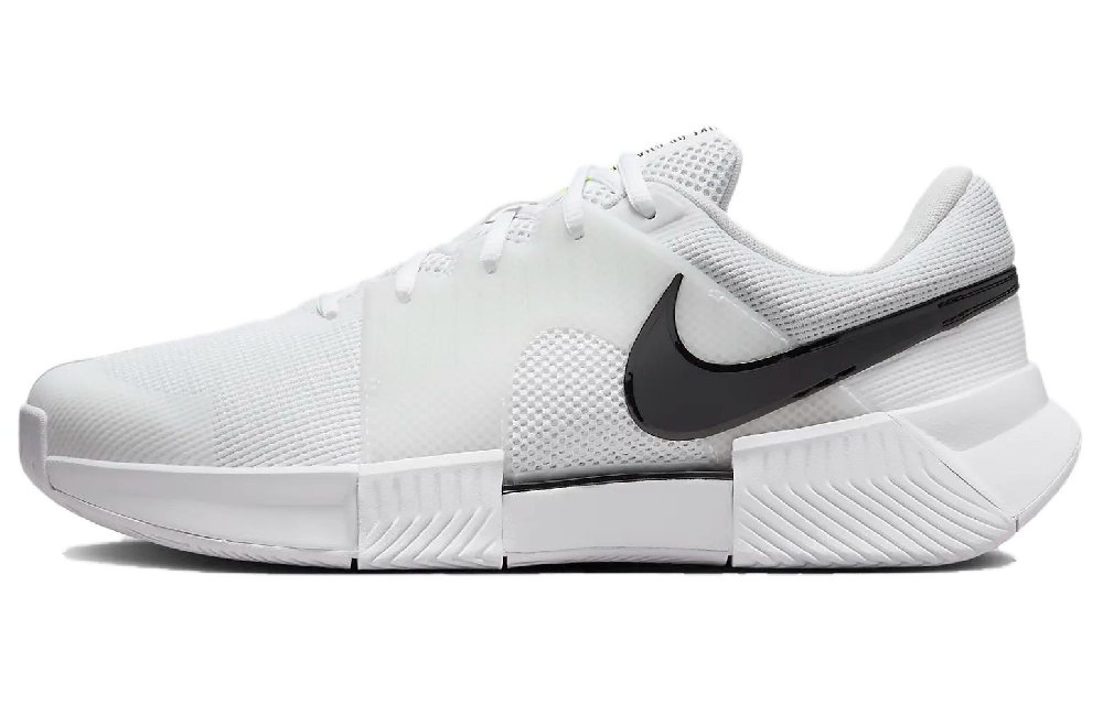 NIKE Теннисные кроссовки Низкие Белый черный Мужские