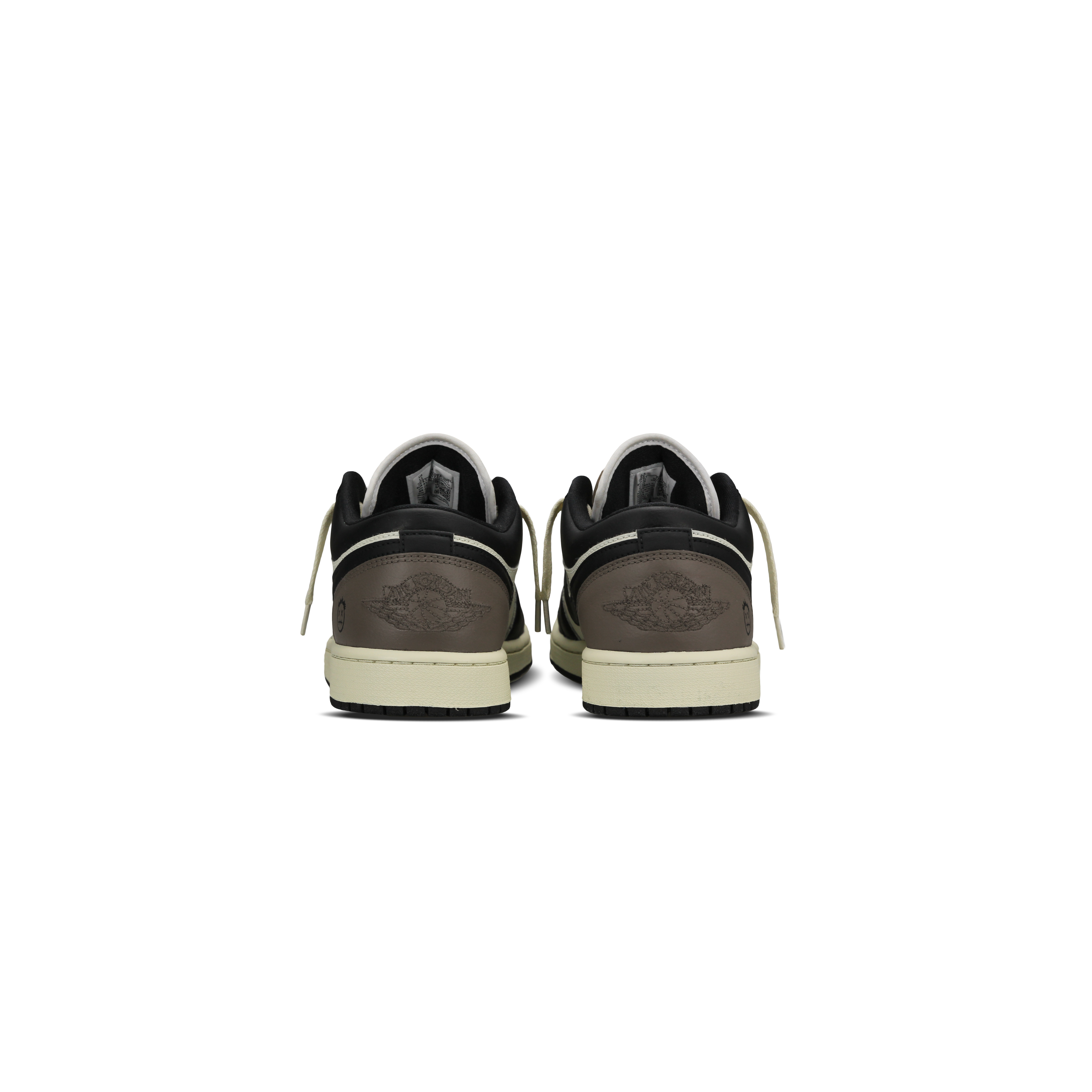 Jordan Air Jordan 1 Anti Slip Wear Resistant Low Top Vintage Basketball Shoes Women's Black Brown купить в интернет-магазине Yoocart с быстрой доставкой по России.