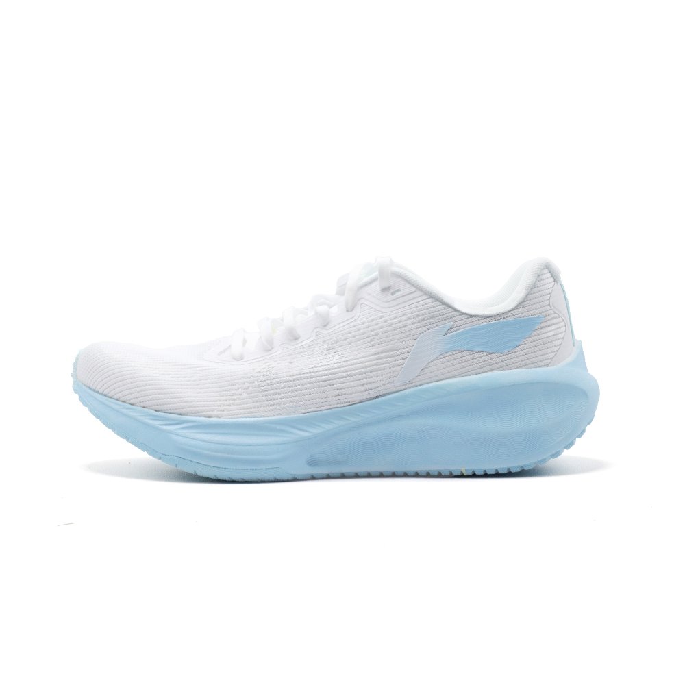 LiNing Wuyue 2.0 Cushioning, Wear Resistant Low Top Casual Running Shoes Men's White Blue
