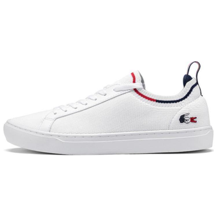 LACOSTE Slip Resistant Low Top Casual Shoes Men's White