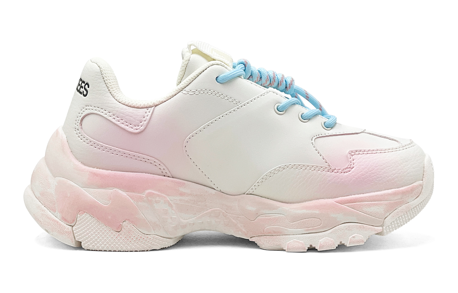 MLB Big Ball Chunky Romantic Treat, Neon Heart Floss Low top Chunky Sneakers Unisex Pink Blue купить в интернет-магазине Yoocart с быстрой доставкой по России.