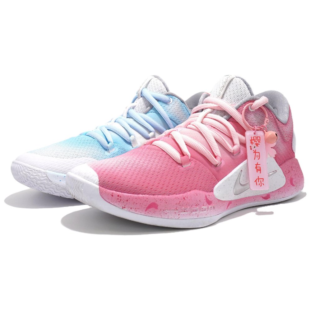 Nike Hyperdunk X Basketball Shoes Men Low-Top Pink/Blue/White/Silver