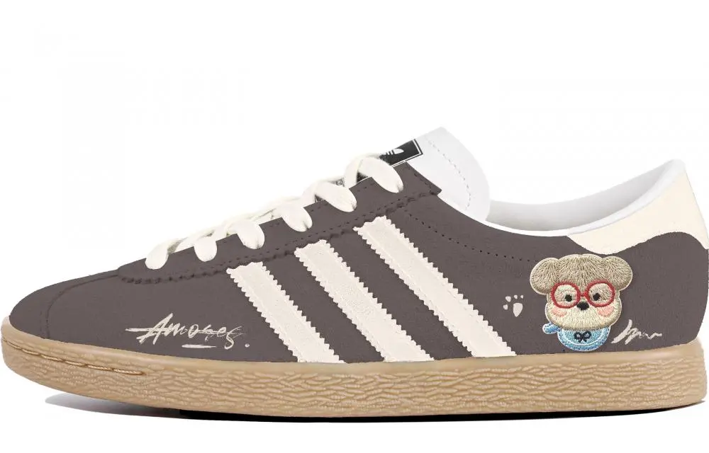 Adidas Originals Stadt Puppy Page, Vintage Design, Aesthetic German Army Trainers Unisex Tan