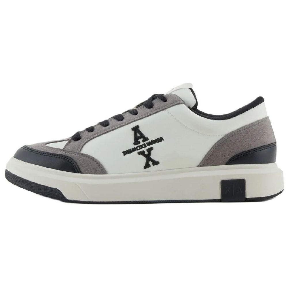 ARMANI EXCHANGEAE Low-Top Casual Shoes Men's White Gray
