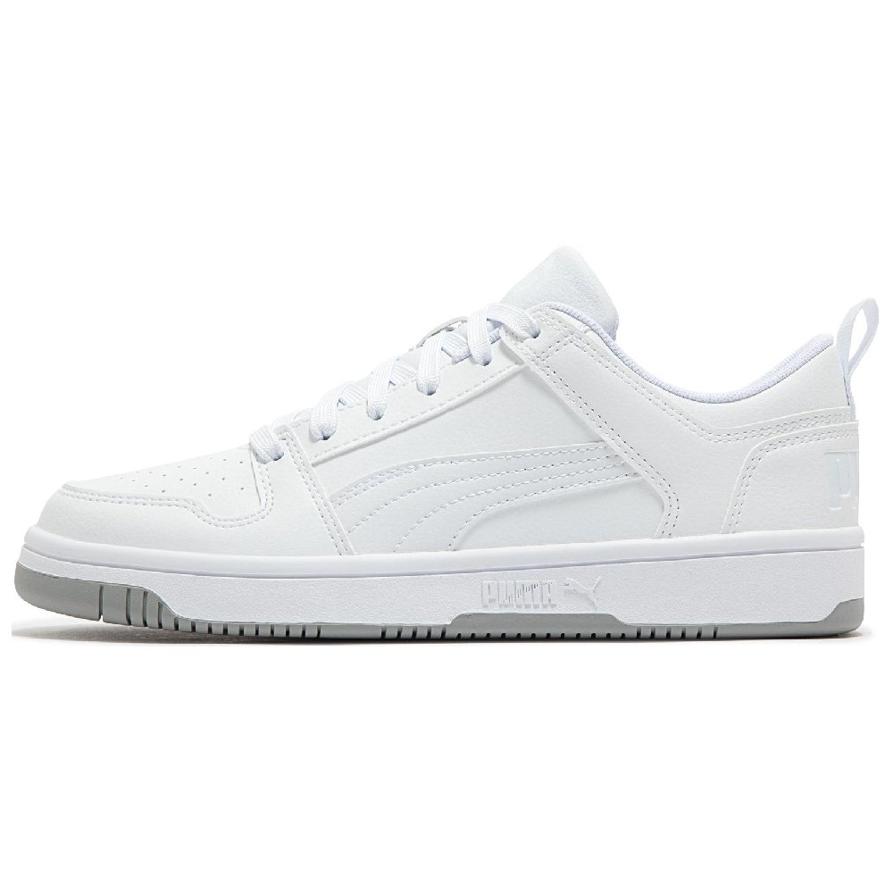 PUMA Rebound Layup Low Top Skateboard Shoes Unisex White