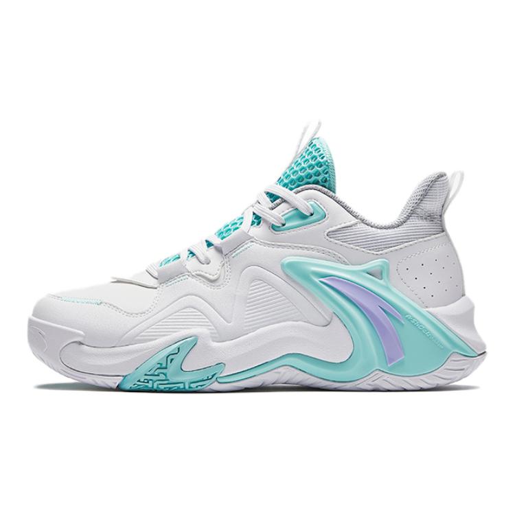 Antakids Airspace Anti Slip Wear Resistant Low Top Basketball Shoes White