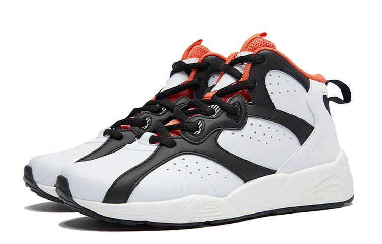 361° QU!KFOAM Basketball Shoes Women's Mid top White/Orange/Black купить в интернет-магазине Yoocart с быстрой доставкой по России.
