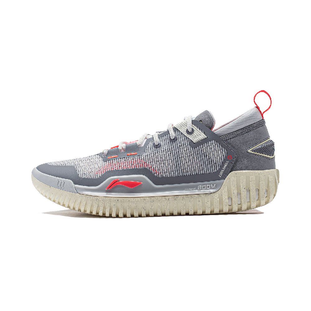 LiNing Anti 5 Low top LINING BOOM Technology ;COOL SHELL Basketball Shoes Men's Gray