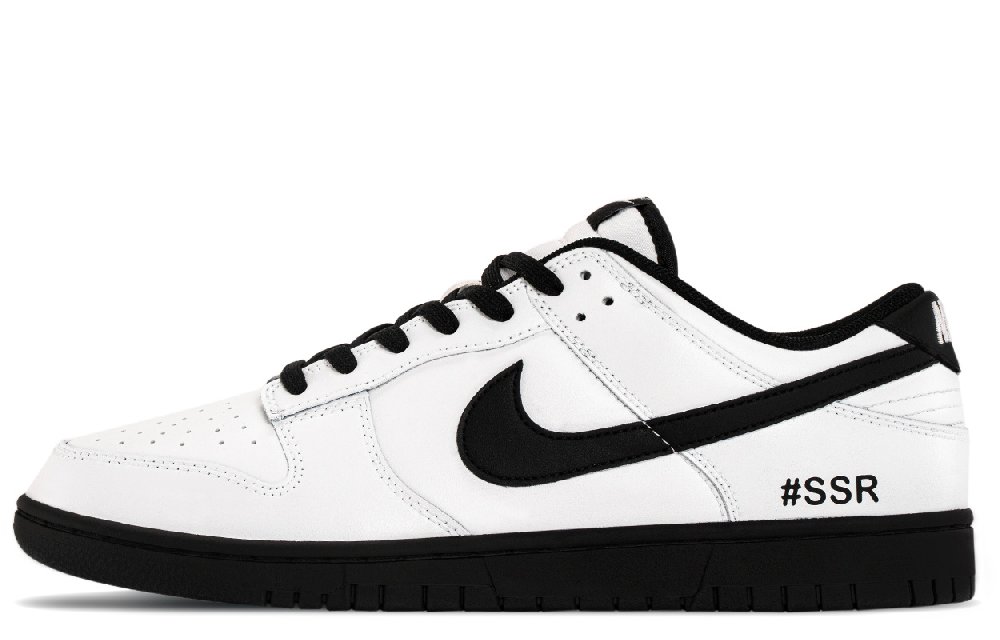 Nike Dunk NikeDKL Anti Slip Wear Resistant Low Top Skateboard Shoes Unisex Black White