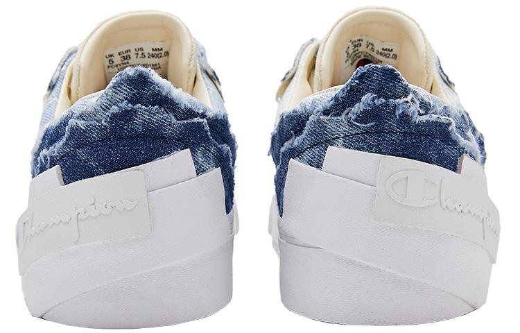 Champion Essentials Collection Street Roller Anti-Slip Wear-Resistant Low-Top Skateboard Shoes Women's Blue купить в интернет-магазине Yoocart с быстрой доставкой по России.