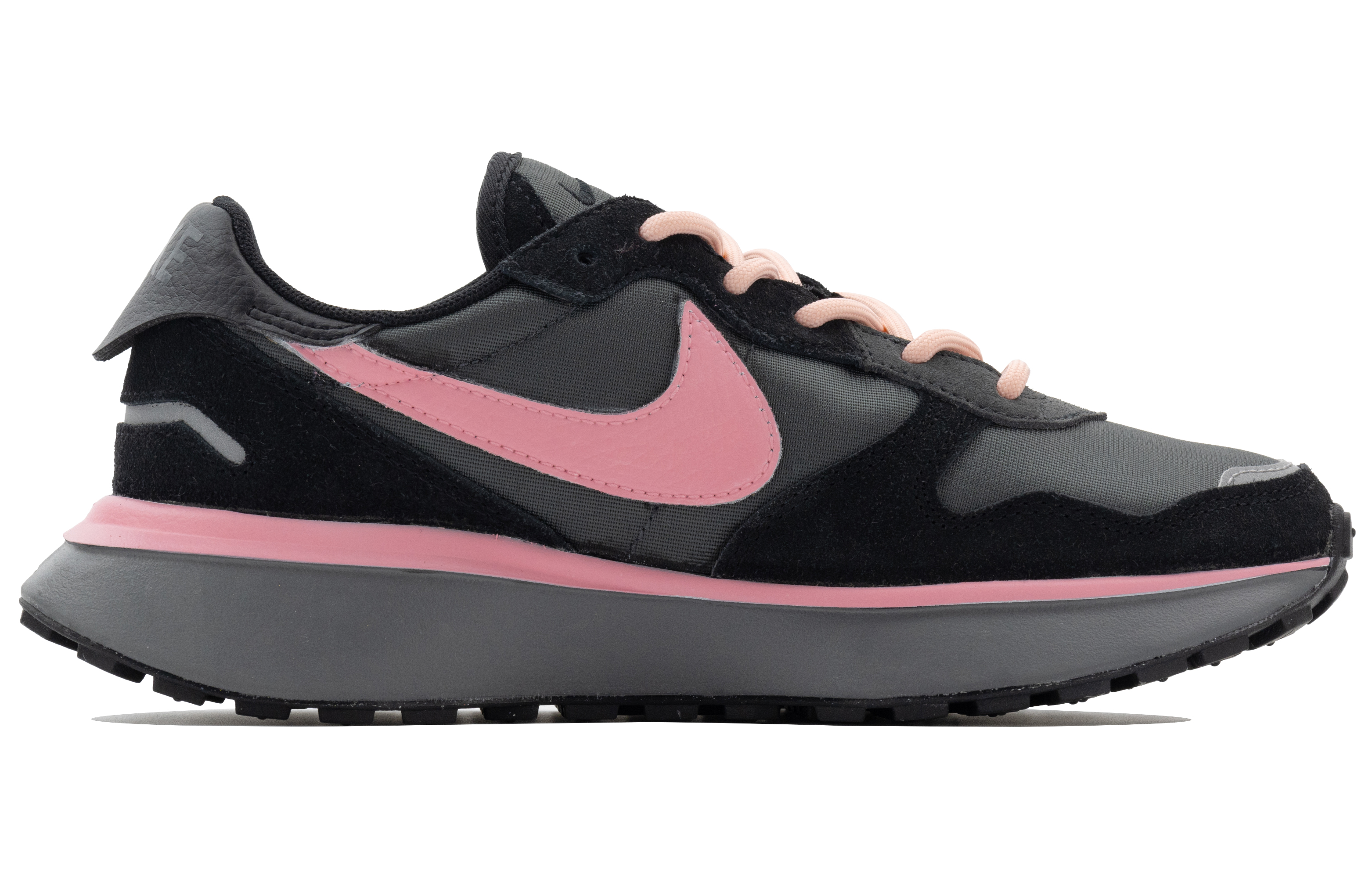 Nike Phoenix Waffle Anti-Slip And Wear-Resistant Breathable Low-Top Casual Shoes Women's Black Pink купить в интернет-магазине Yoocart с быстрой доставкой по России.