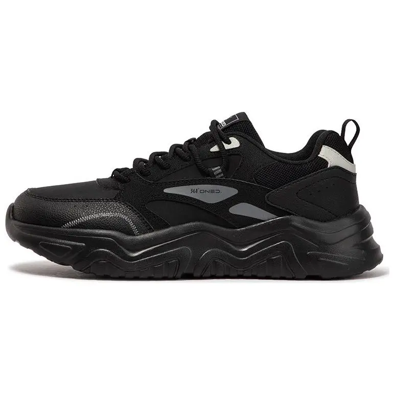 361° Abrasion Resistant Slip Resistant Low top Casual Shoes Men's Black