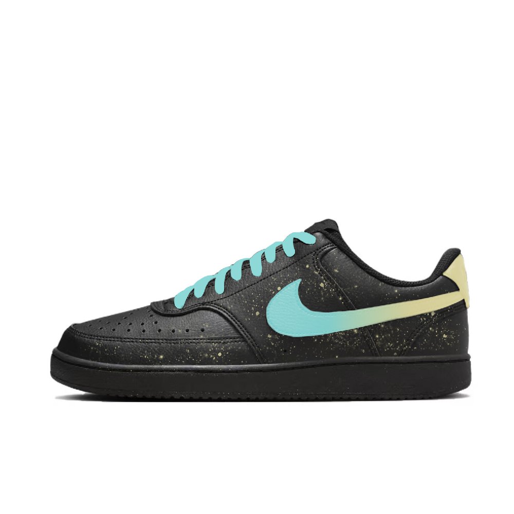 Nike Court Vision Low Wear-Resistant Slip-Resistant Low-Top Skateboard Shoes Unisex Black