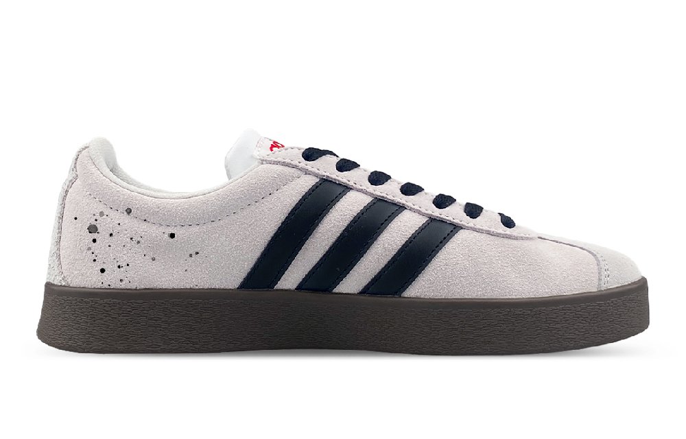 Adidas Neo VL Court 2.0 Low Top Skateboard Shoes Unisex Gray Black