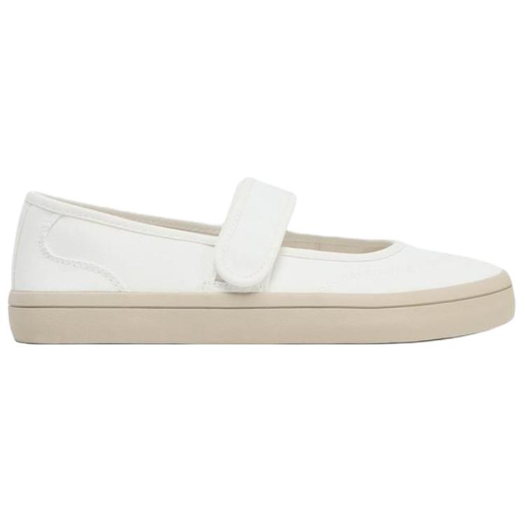 ZARA Casual Single Shoes 2.5cm Women's White