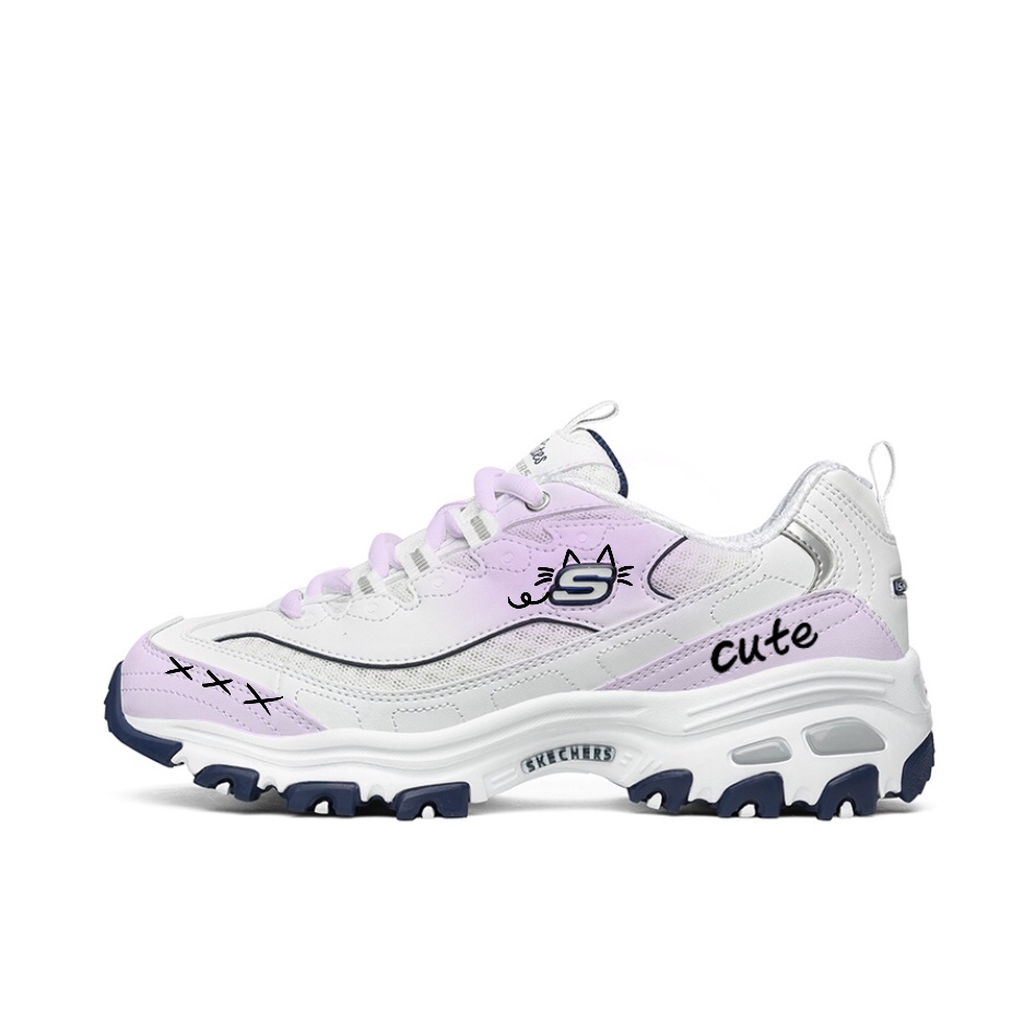 Skechers D'LIFES Chunky Sneakers Women's Low top Purple