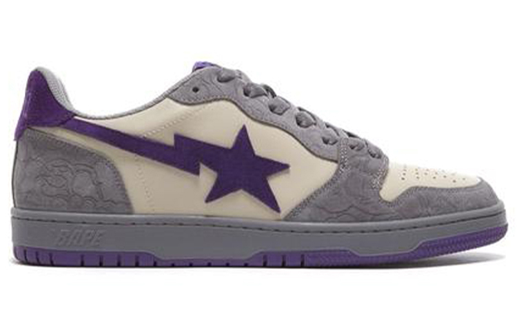 BAPE A BATHING APE Court Sta Mist Grey Royal Purple купить в интернет-магазине Yoocart с быстрой доставкой по России.