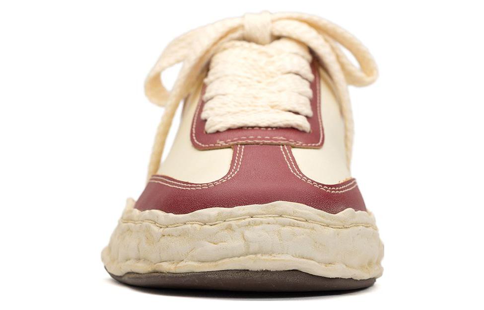 Maison MIHARA YASUHIRO Herbie Og Sole Leather Sneakers купить в интернет-магазине Yoocart с быстрой доставкой по России.