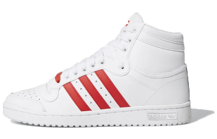 Adidas Top Ten Hi Cloud White Lush Red
