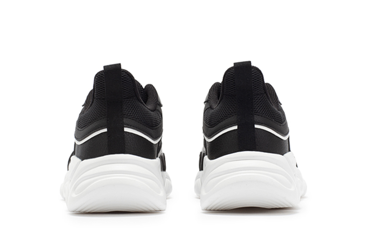 361° Anti Slip Wear Resistant Low Top Running Shoes Men's Obsidian Black/Feather White
