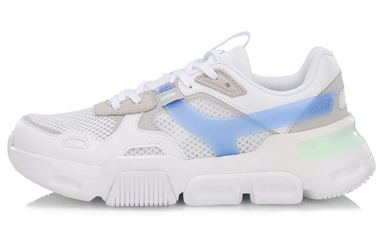 LINING Mark Casual Shoes Women's Low top White/Blue