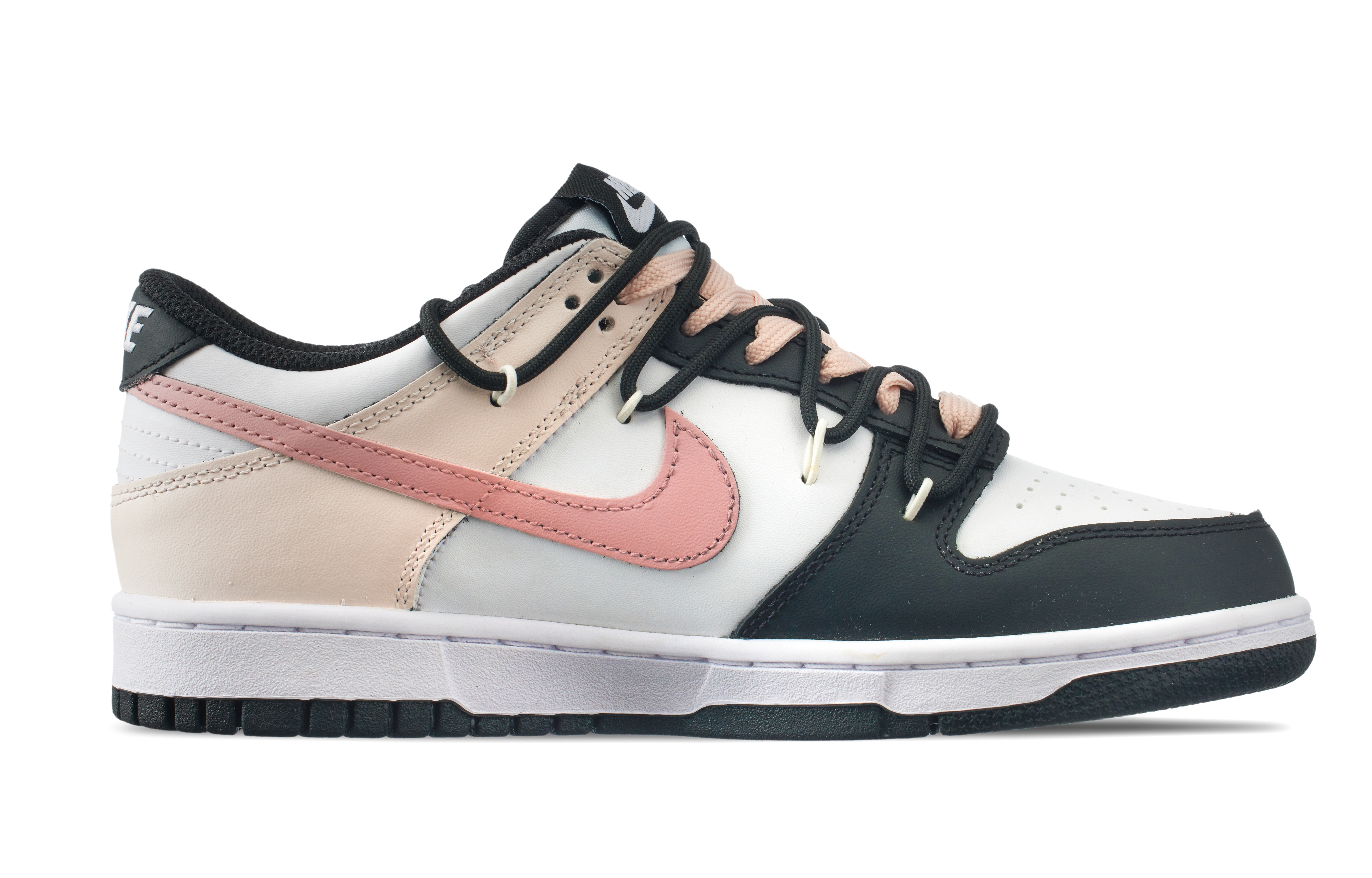 Nike Dunk White Peach Summer Low-Top Skateboard Shoes Women's Black Pink купить в интернет-магазине Yoocart с быстрой доставкой по России.