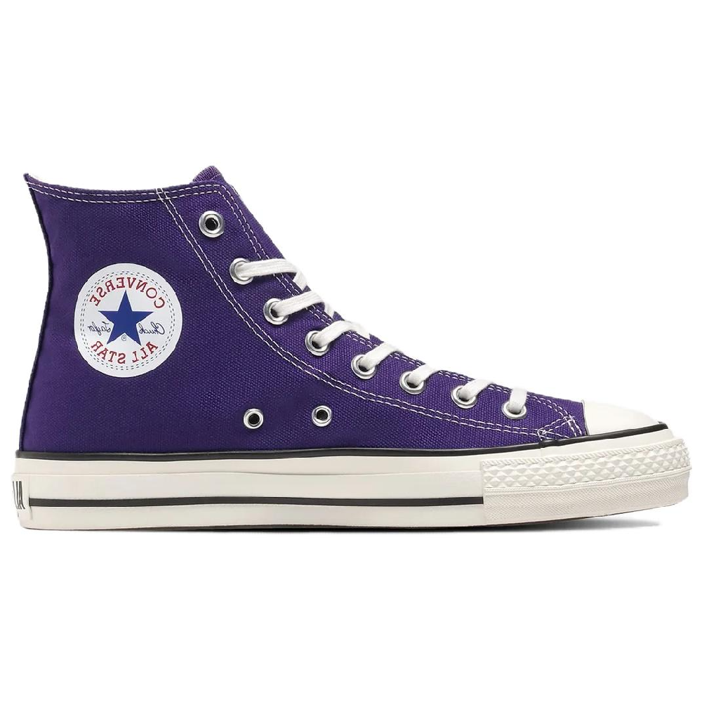 Converse All Star Anti-Slip Wear-Resistant High-Top Canvas Shoes Unisex Purple