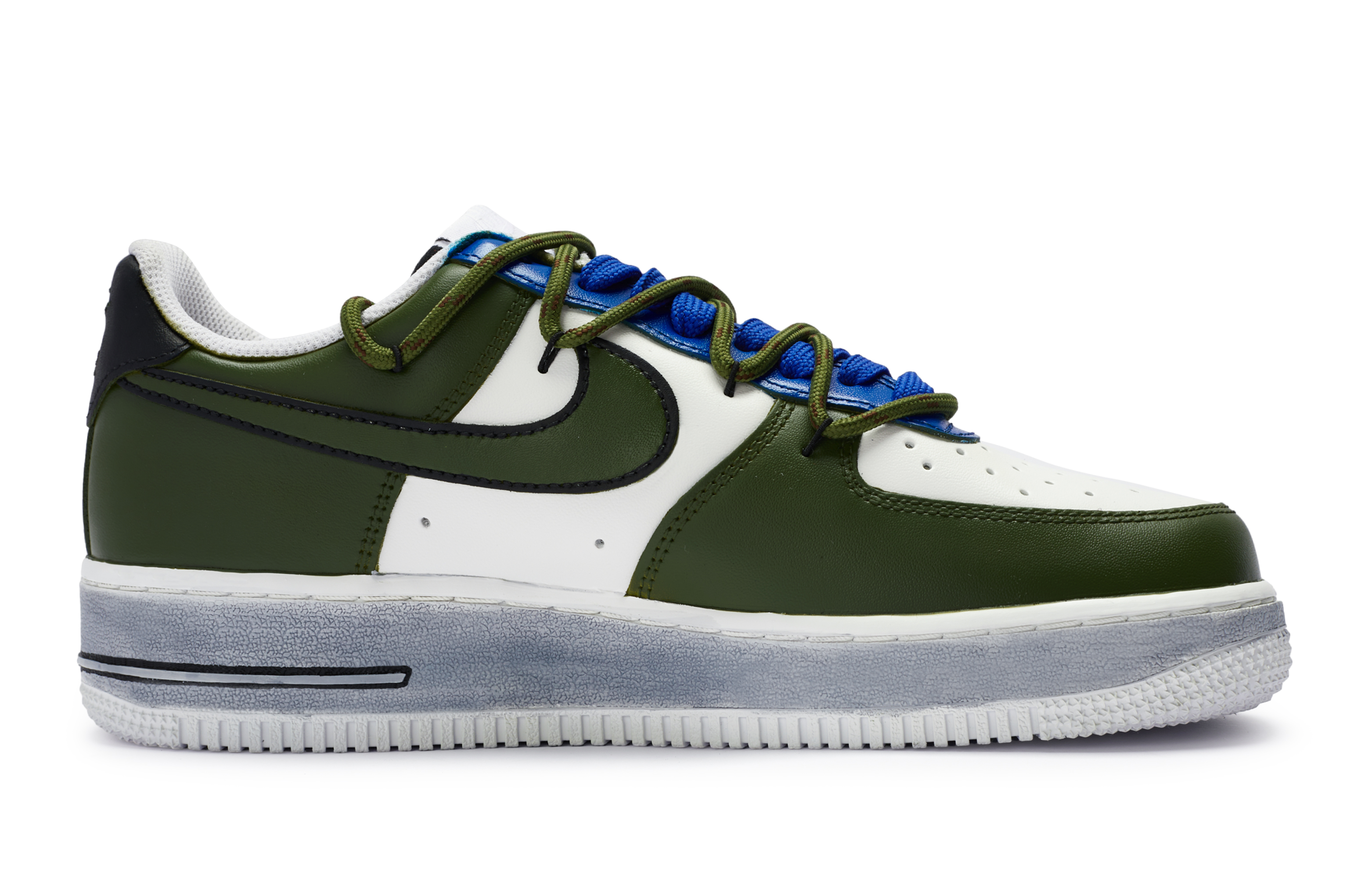 Nike Air Force 1 811 Manufacturing, Army 1 Low Top Skateboard Shoes GS Army Green & White купить в интернет-магазине Yoocart с быстрой доставкой по России.