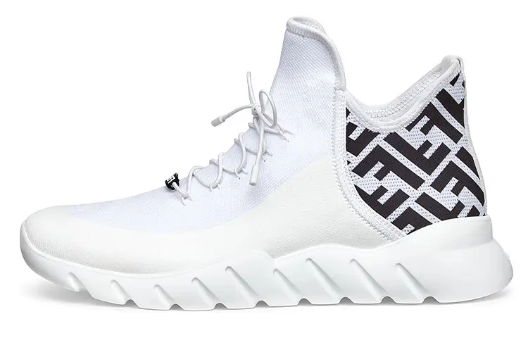 FENDI FF Motif Mesh High 'White'