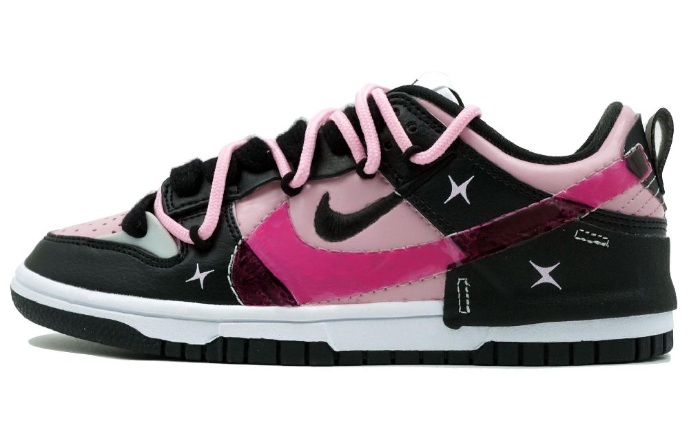 Nike Dunk Disrupt 2 Skateboard Shoes Women's Low-Top Black Pink