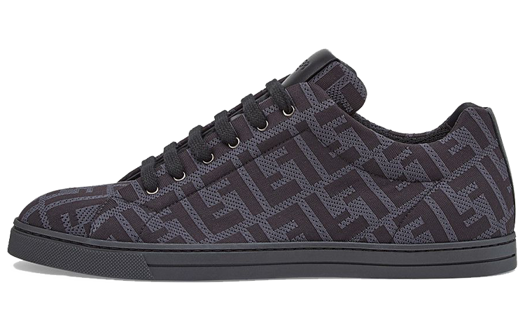 FENDI Tech Fabric Low Top Gray