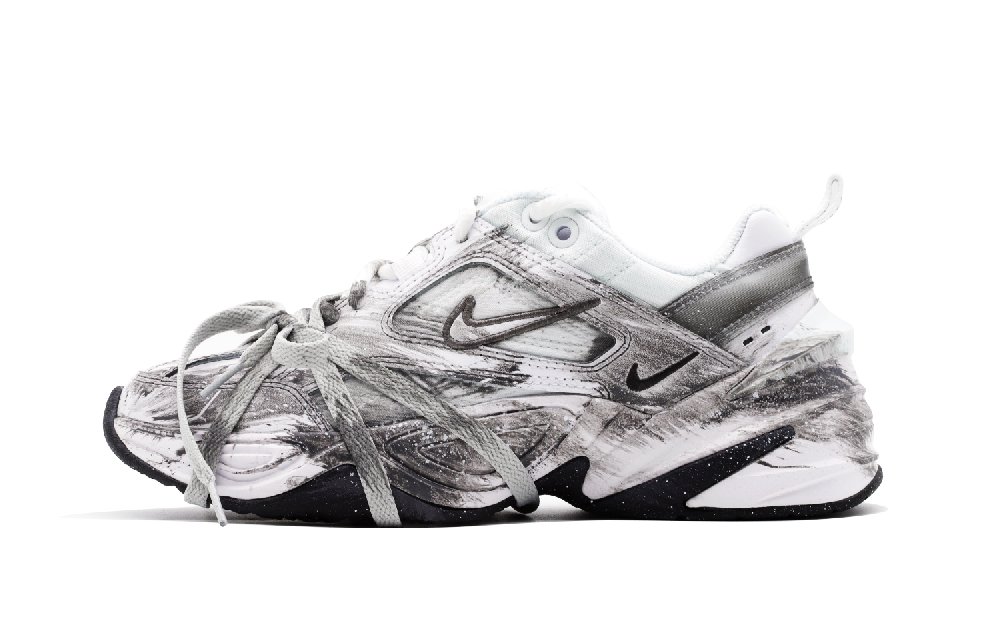 Nike M2K Ruins Low-Top Chunky Sneakers Women's Gray White