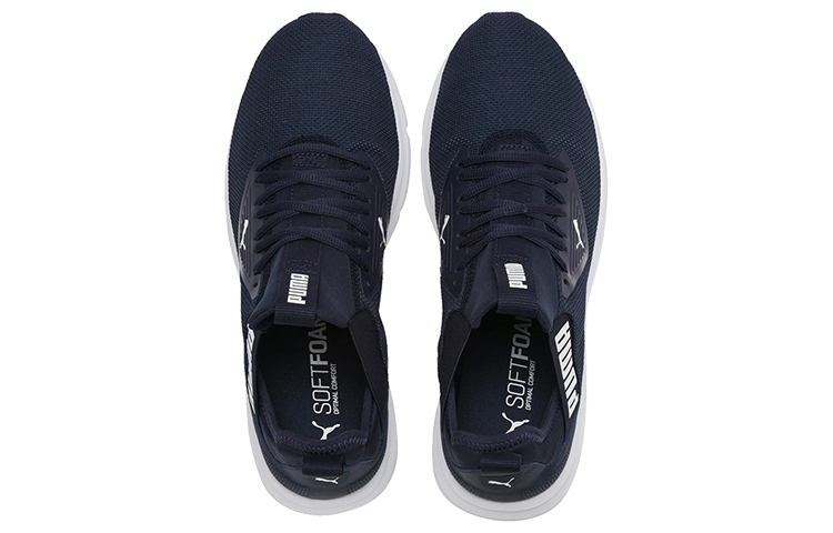 PUMA Enzo Beta Navy Blue Low Tops Sports Shoe 'Purple Black White'