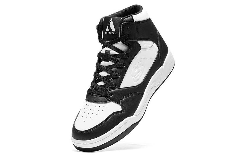 Skechers Mid Top Casual Shoes Men's Black White
