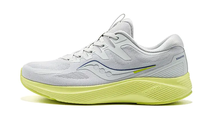 Saucony Lancer Rider 2 Shock Absorbers Slip Resistant Abrasion Resistant Low top Running Shoes Men's Gray