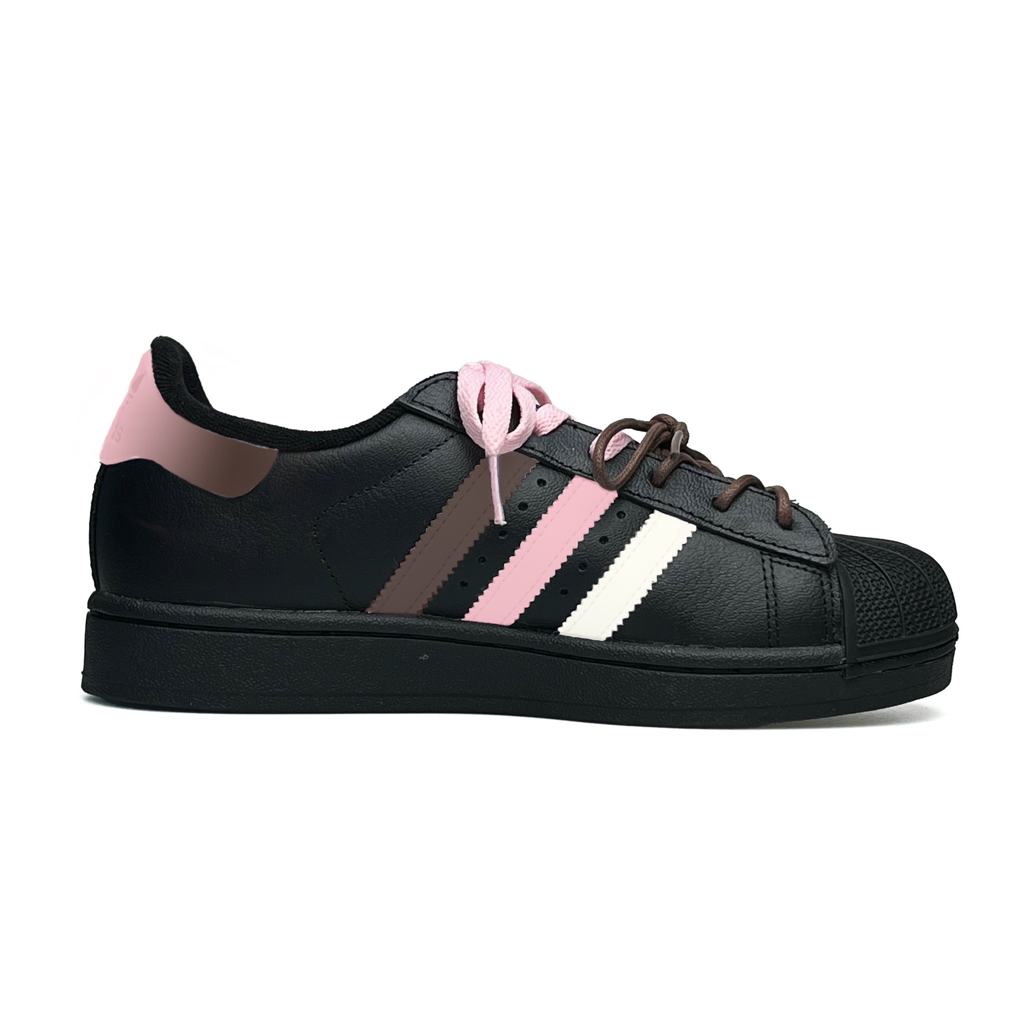 Adidas Originals Superstar 2 Abrasion Resistant Low Top Skateboard Shoes Unisex Black Pink купить в интернет-магазине Yoocart с быстрой доставкой по России.