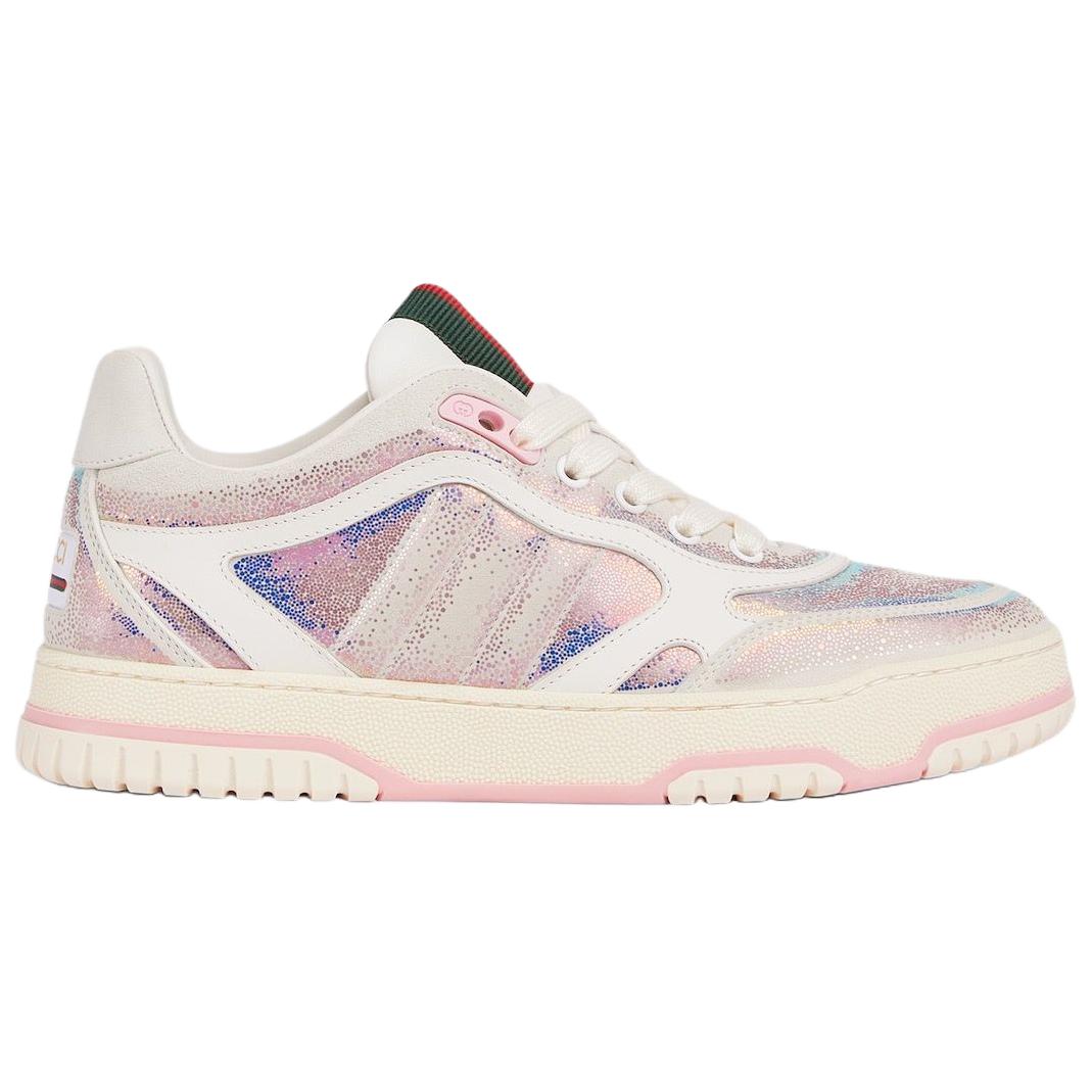 GUCCI Re Web Low top Skateboard Shoes Women's Pink