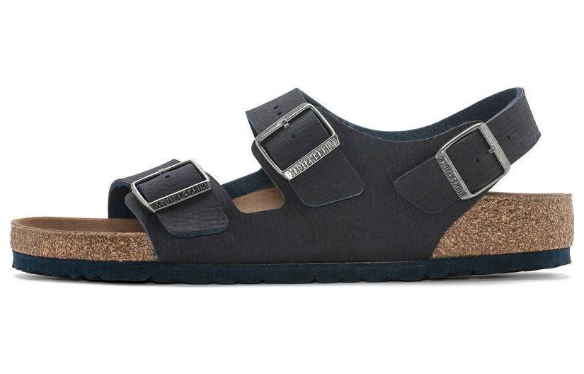Birkenstock Milano Vegan Beach Sandals Men's Indigo Regular