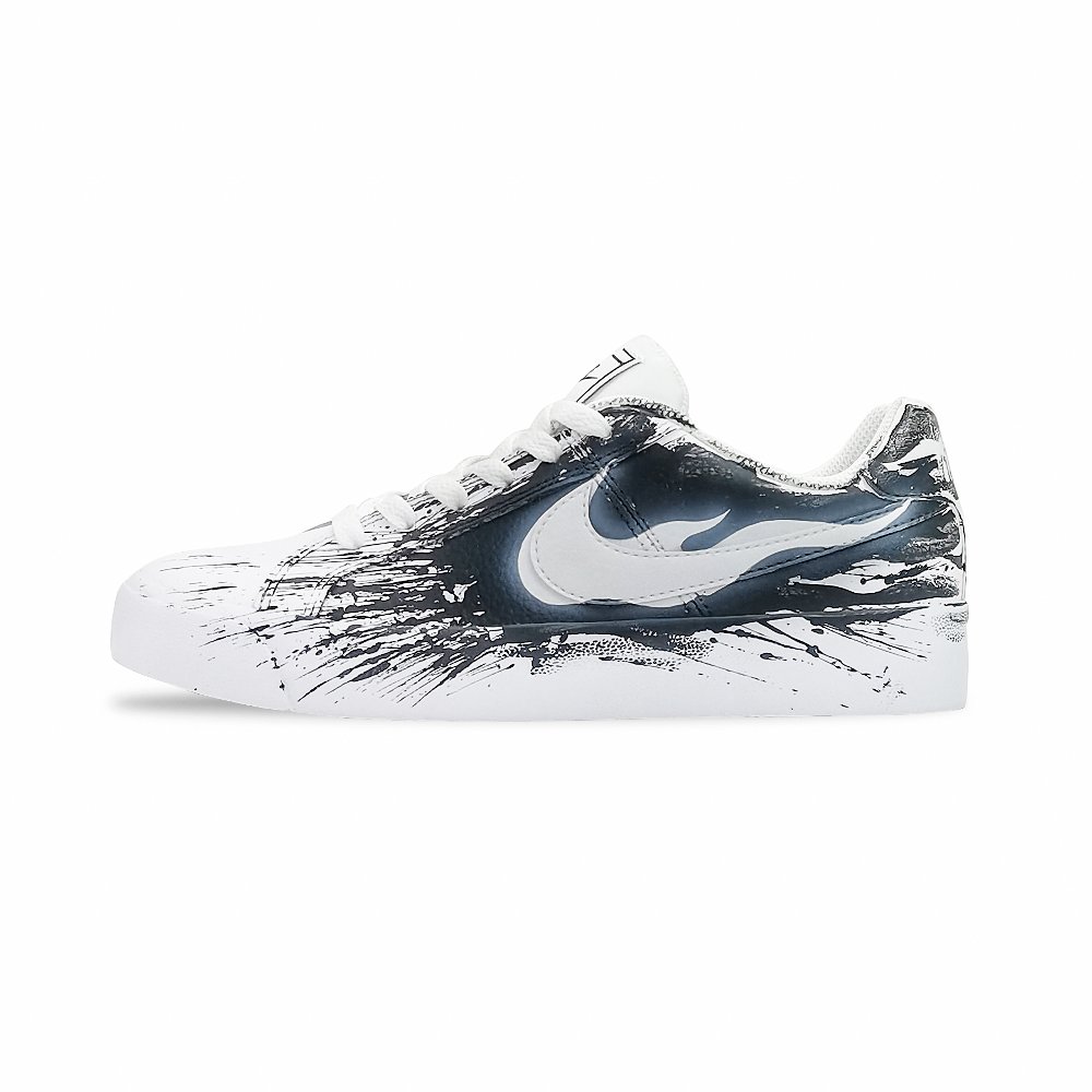 Nike Court Royale AC Non slip Lightweight Low Top Skateboard Shoes Unisex Black White
