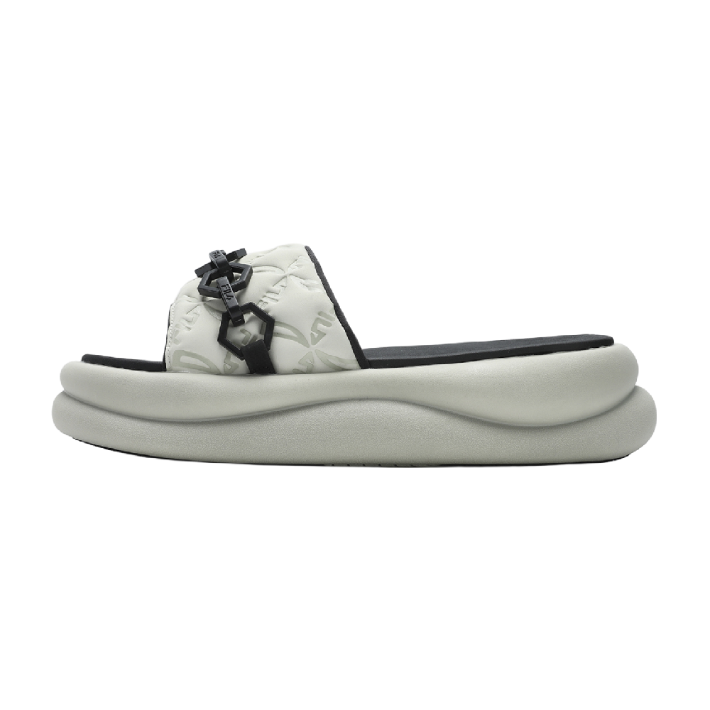 FILA SPONGE Quick Dry Slide Slippers Women's Silver White Black