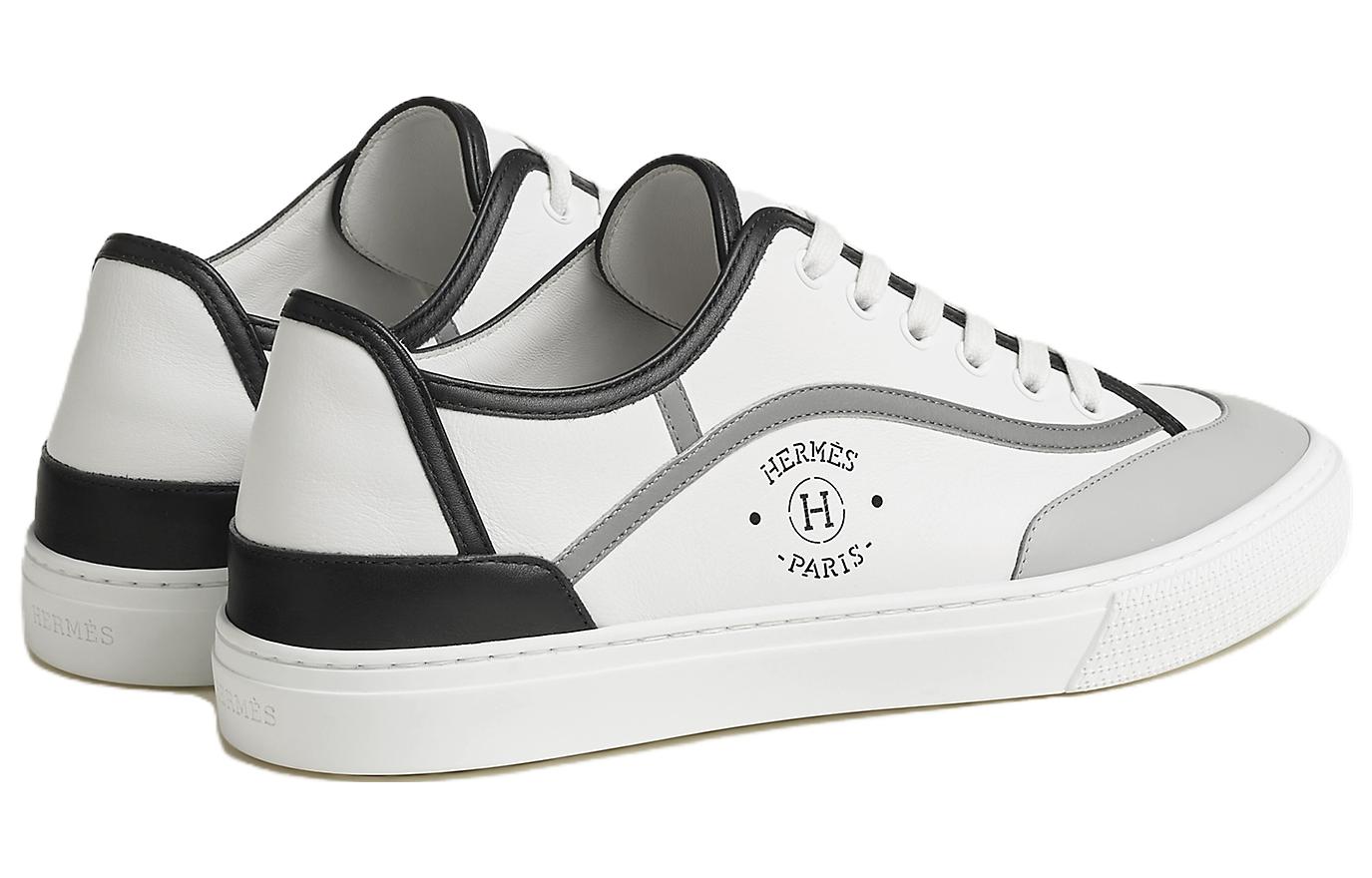 HERMES Get Low Top Stylish Skateboarding Shoes Men's White Gray купить в интернет-магазине Yoocart с быстрой доставкой по России.