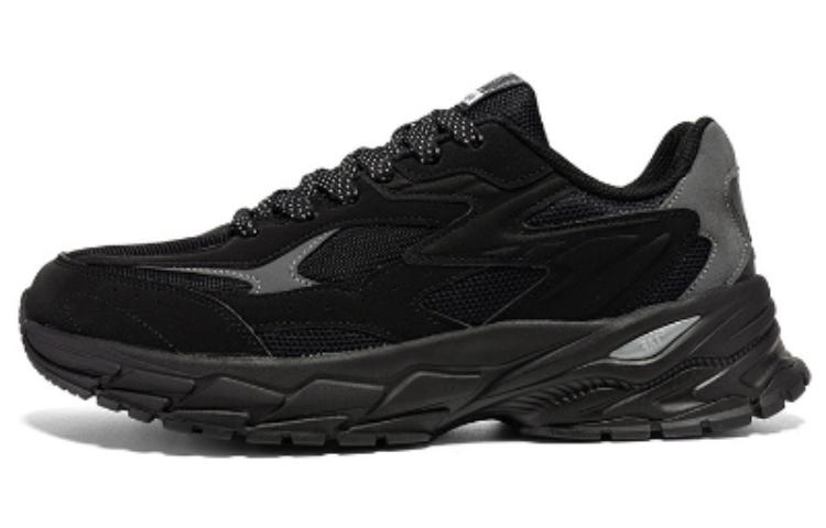 361° Cushioning Wear-Resistant Low-Top Casual Shoes Men's Black Gray