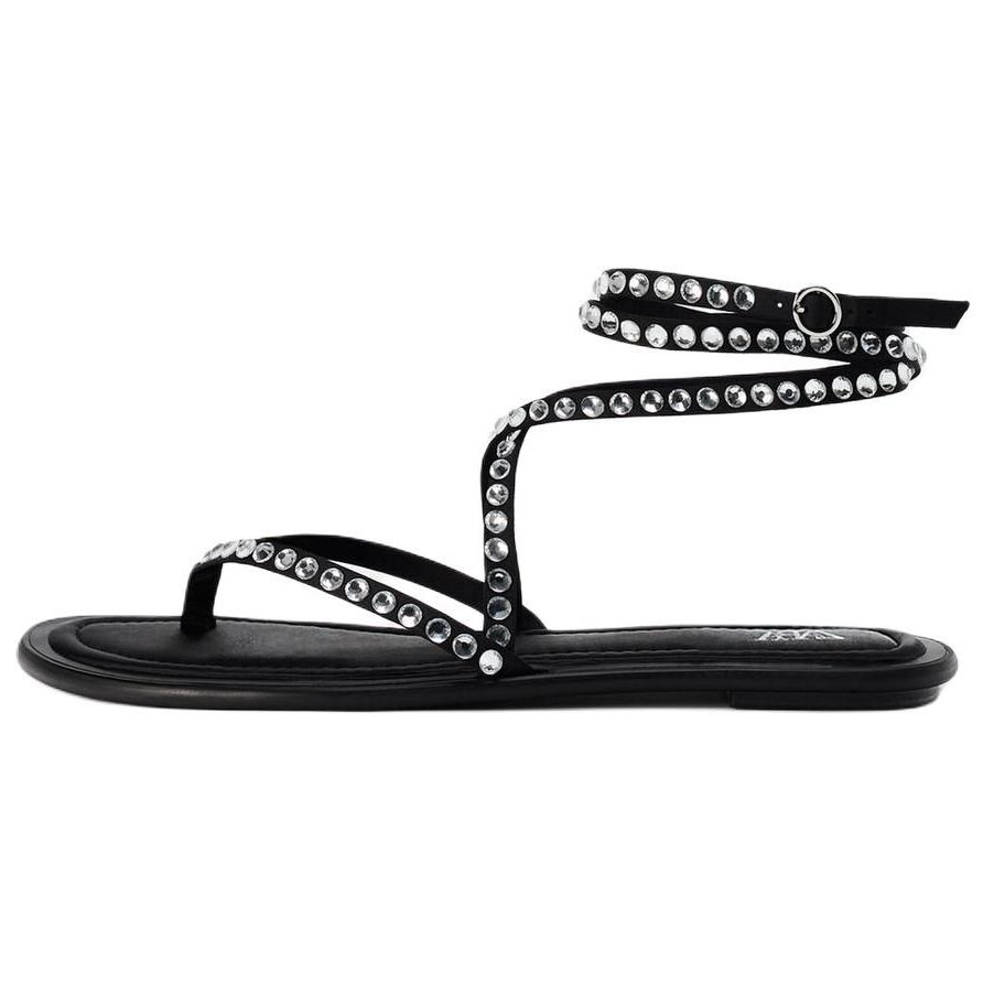 ZARA Roman Sandals Women's Black