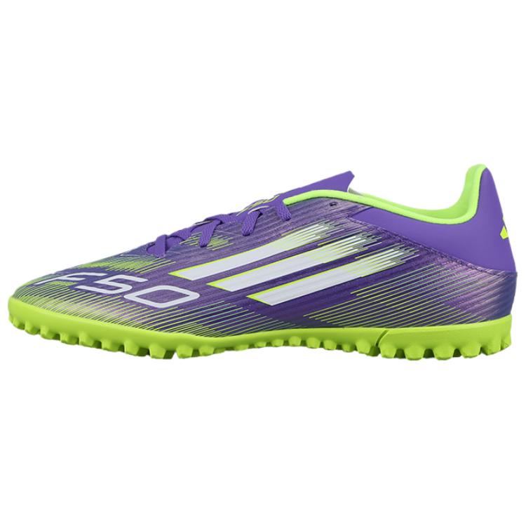 Adidas F50 Series Soccer Shoes Unisex Purple White Yellow