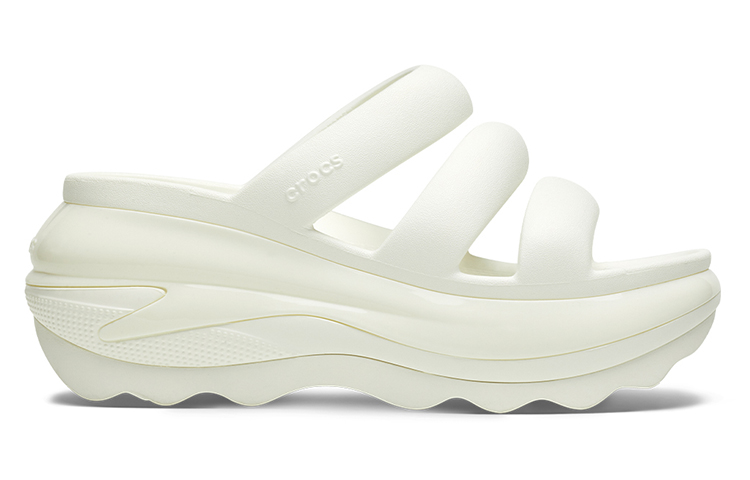 Crocs Mega Crush Triple Strap 'Chalk White'